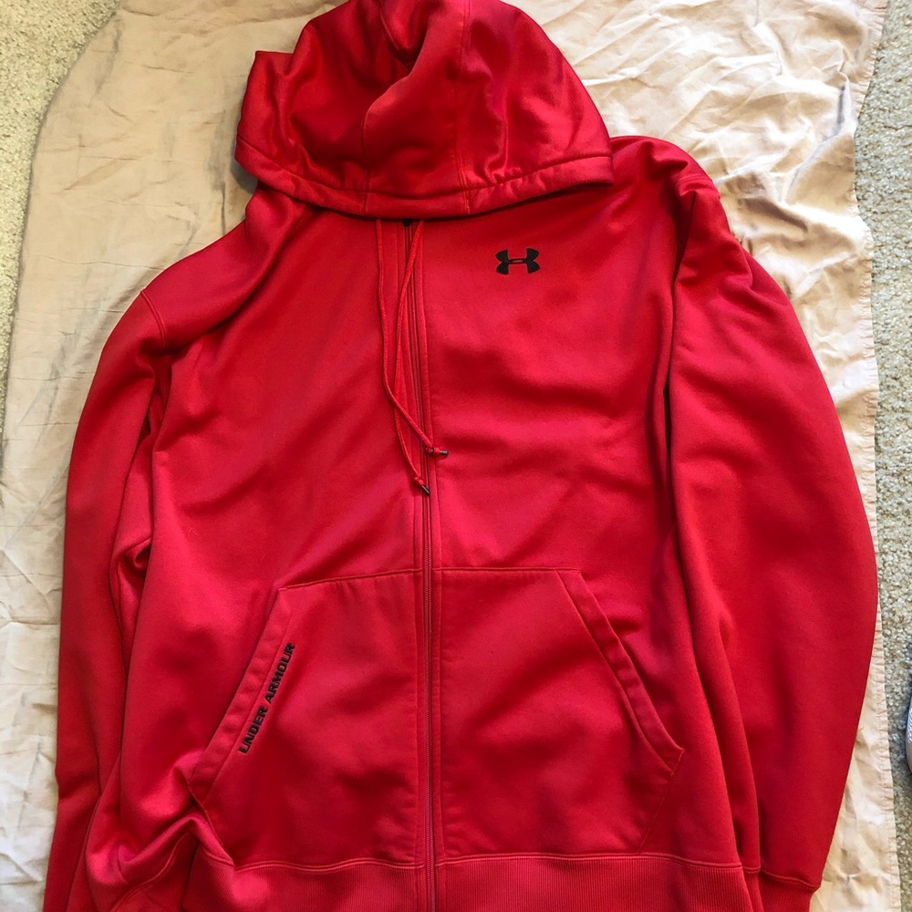 Men’s under armour zip up sweatshirt